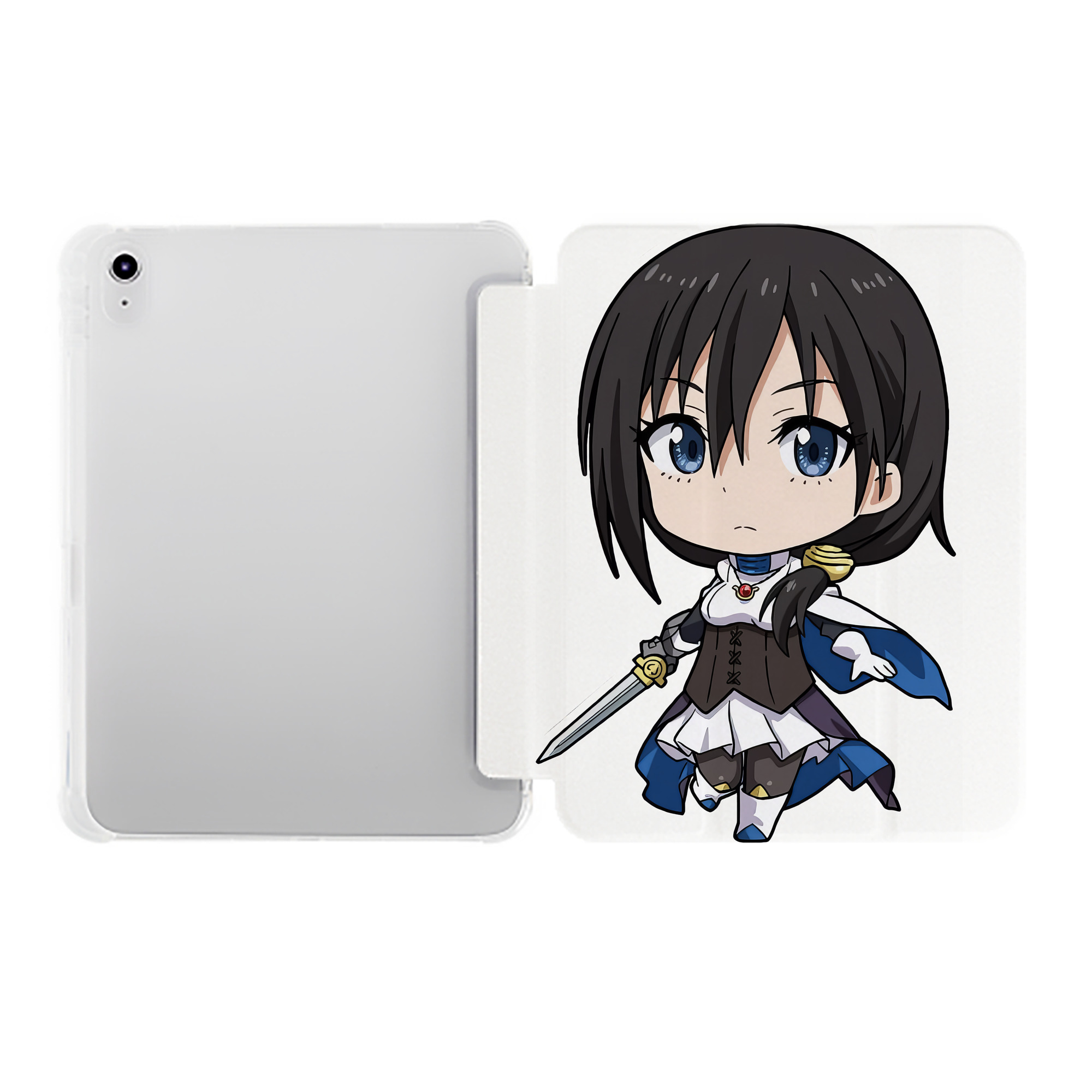 （画像用） 転スラ Regarding Reincarnated to Slime IPad ケース ペン収納付き 三つ折りスタンド PUレザー×シリコン 対応機種9.5/10.5/10.9インチ